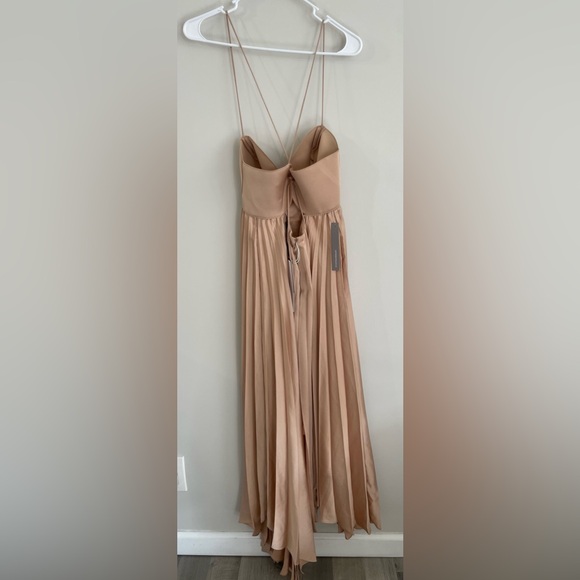 ANTHROPOLOGIE WILLCOCKS
ACLER PLEATED ASYMMETRIC MIDI DRESS - Picture 10 of 16
